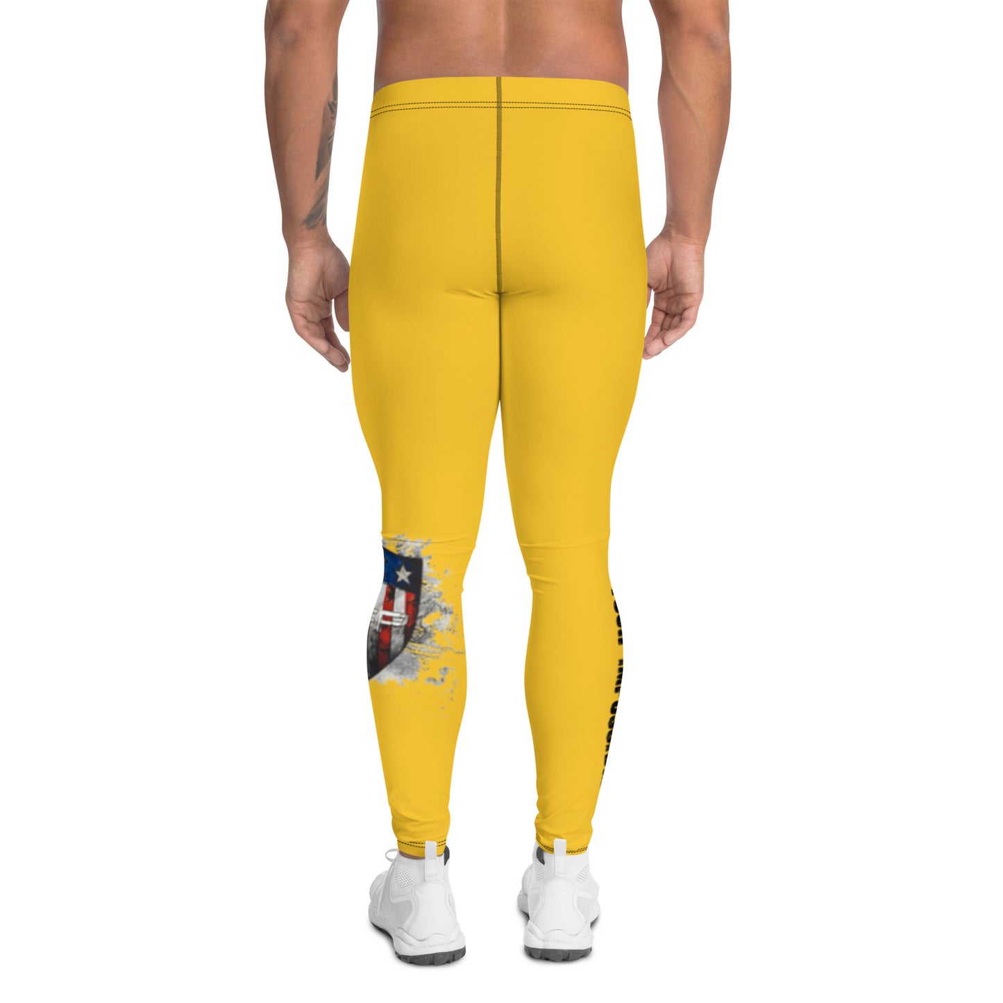 yellow Men's leggings